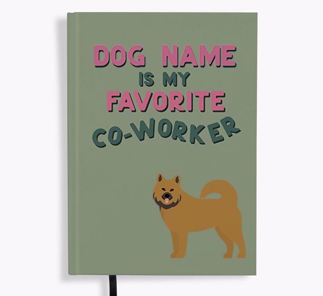 Favorite Co-Worker: Personalized {breedFullName} Notebook